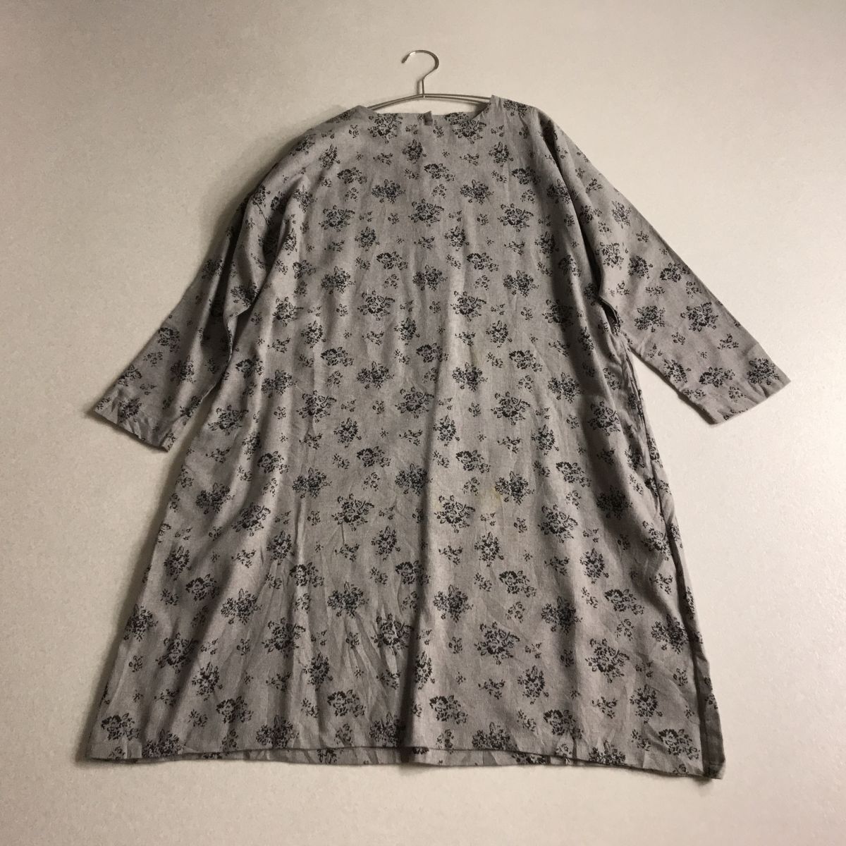 ○ samansa mos2 サマンサモスモス 花柄 ワンピース 横幅ゆったり 体型カバー拍卖