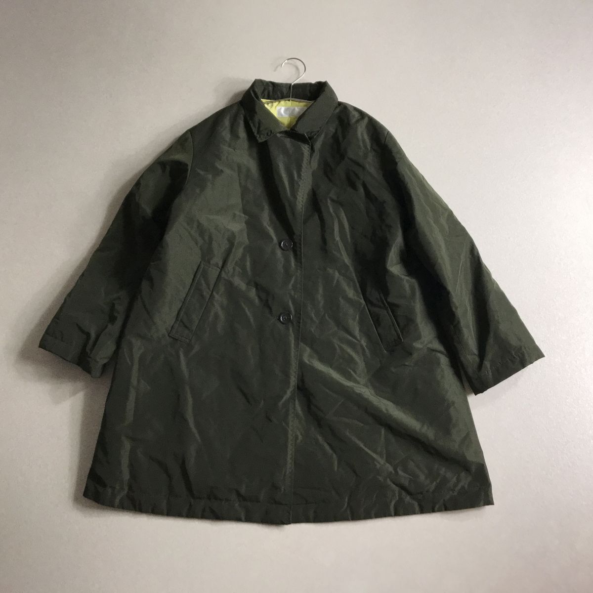 ◎ DoCLASSE ドゥクラッセ 中綿 コート カーキ系 大きいサイズ XL拍卖