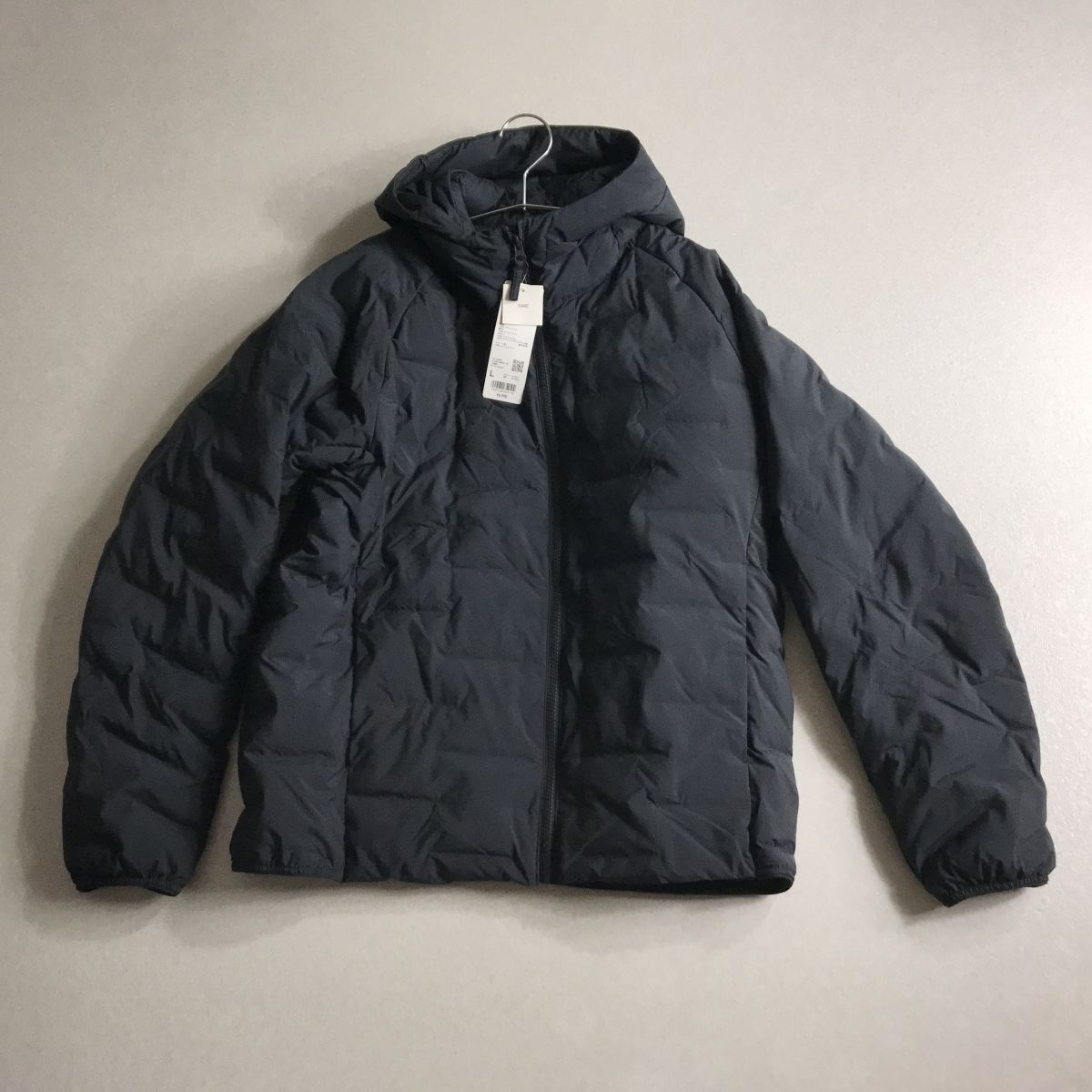 ◎ 新品 UNIQLO メンズサイズ WARM PADDED ウォームパデッド ジャケット パーカー 黒拍卖