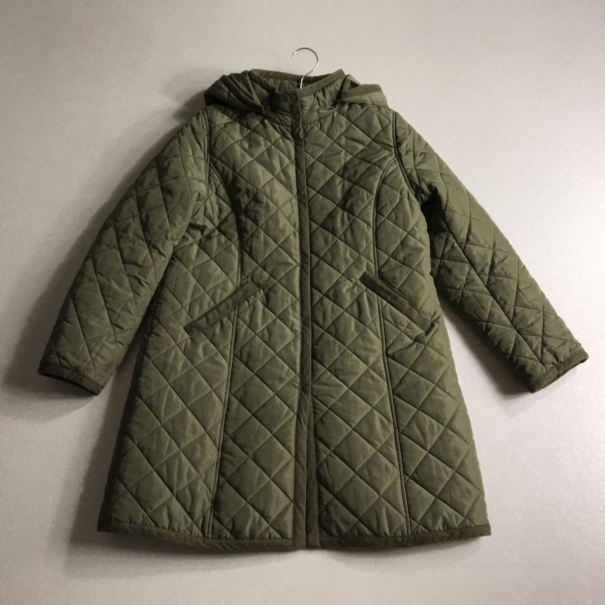 ◎ Beams heart ビームス キルティング パーカー 中綿 コート カーキグリーン拍卖