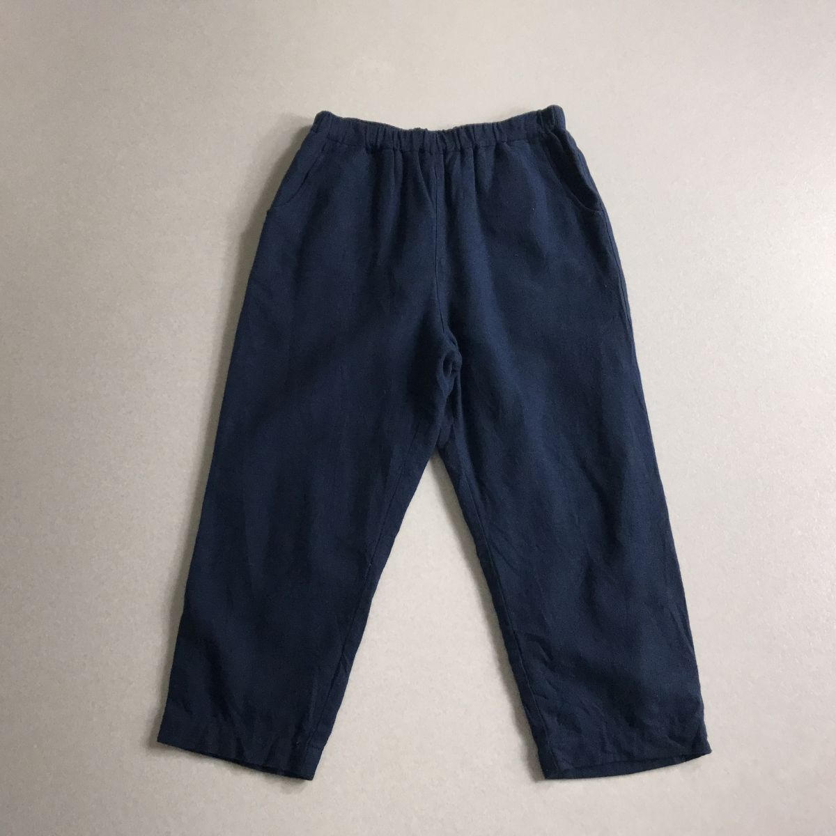 ☆ samansa mos2 サマンサモスモス 裏地付き ウエストゴム ワイドパンツ イージーパンツ拍卖