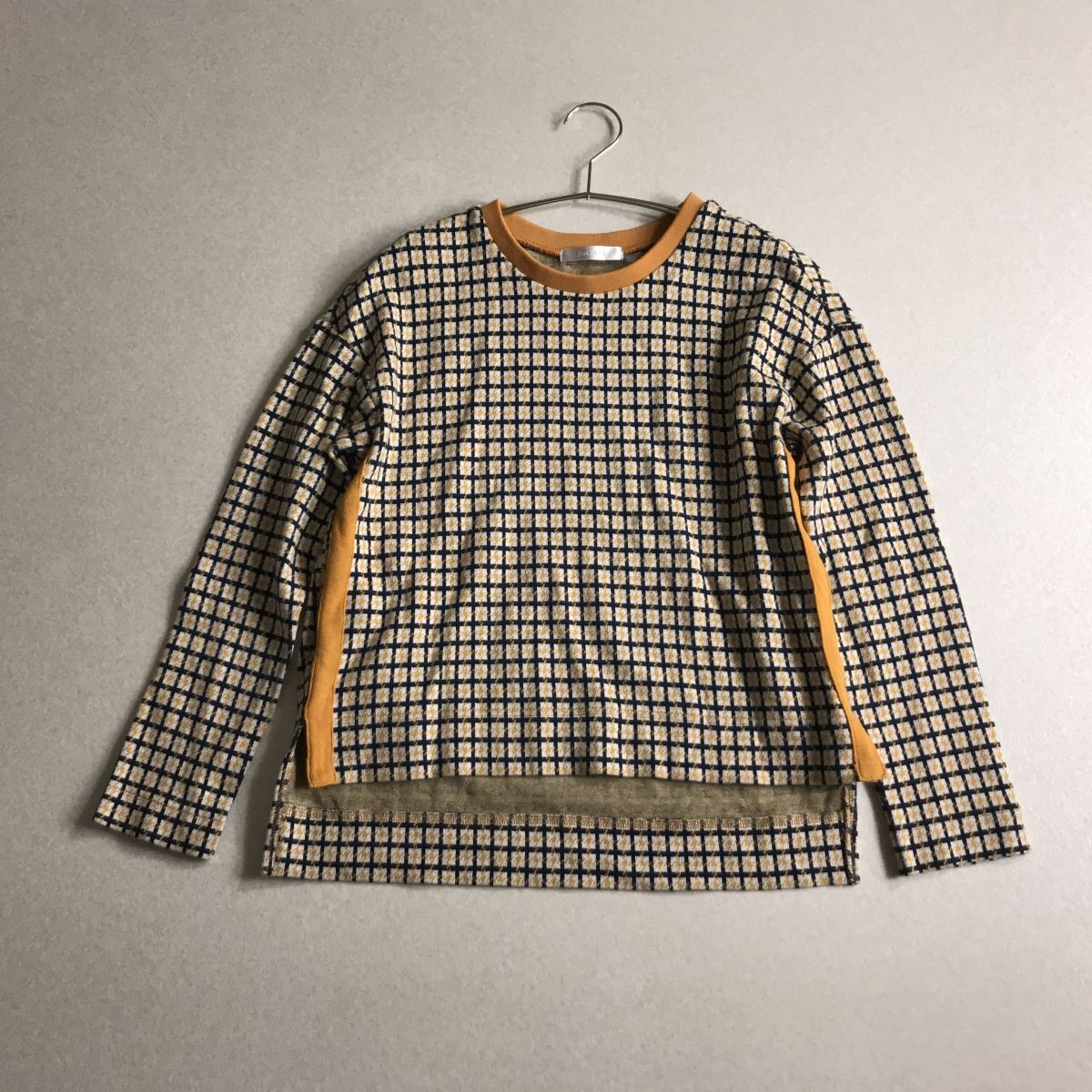 ☆ DoCLASSE ドゥクラッセ おしゃれデザイン チェック ニット セーター拍卖