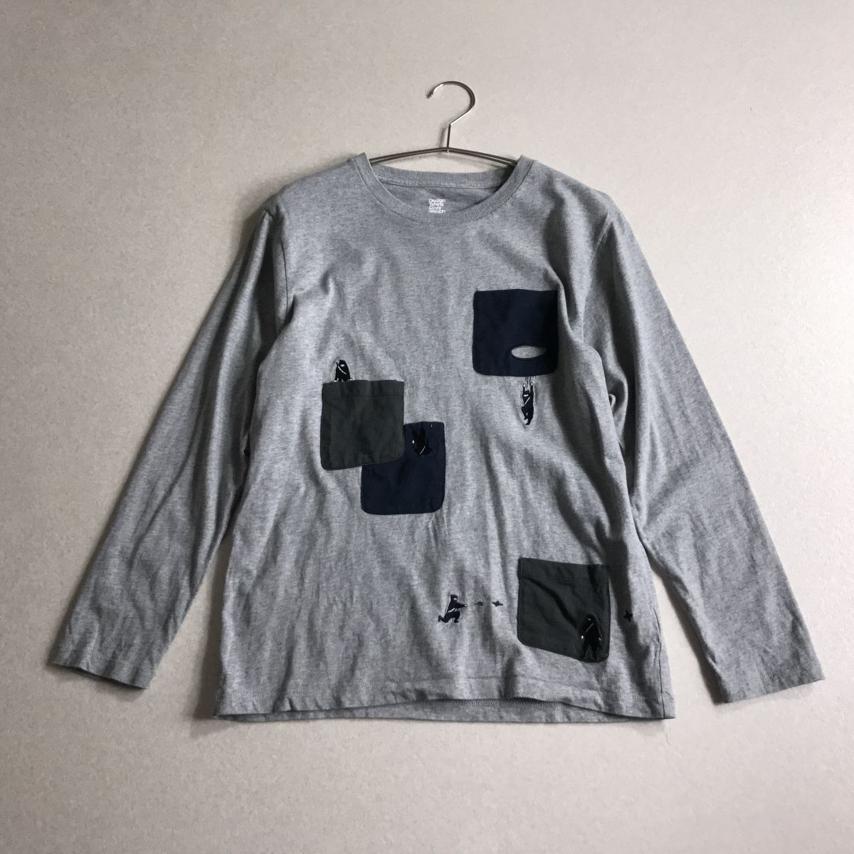 ♪ graniph グラニフ 男女兼用 デザイン ロンt 長袖tシャツ拍卖