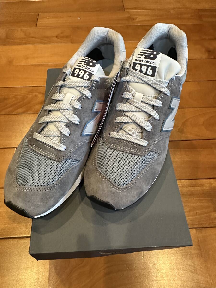 【送料無料】【新品未使用品】ニューバランス CM996CB2 ライトグレー/スティーブルー ワイズD M1300JPカラー 27㎝拍卖