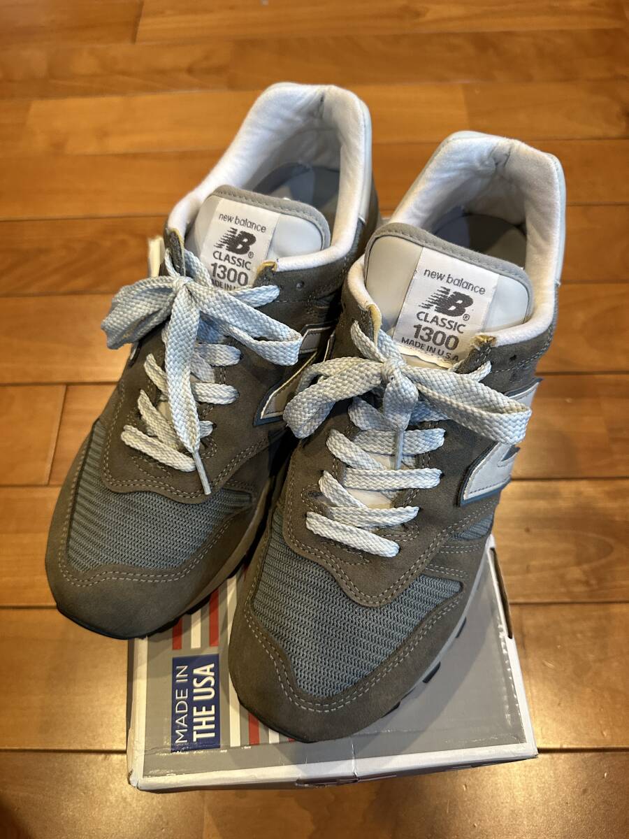 【格安】【送料無料】【1円スタート】ニューバランス M1300CLS Made in USA 27㎝ 定価33,000円 スティールブルー 拍卖