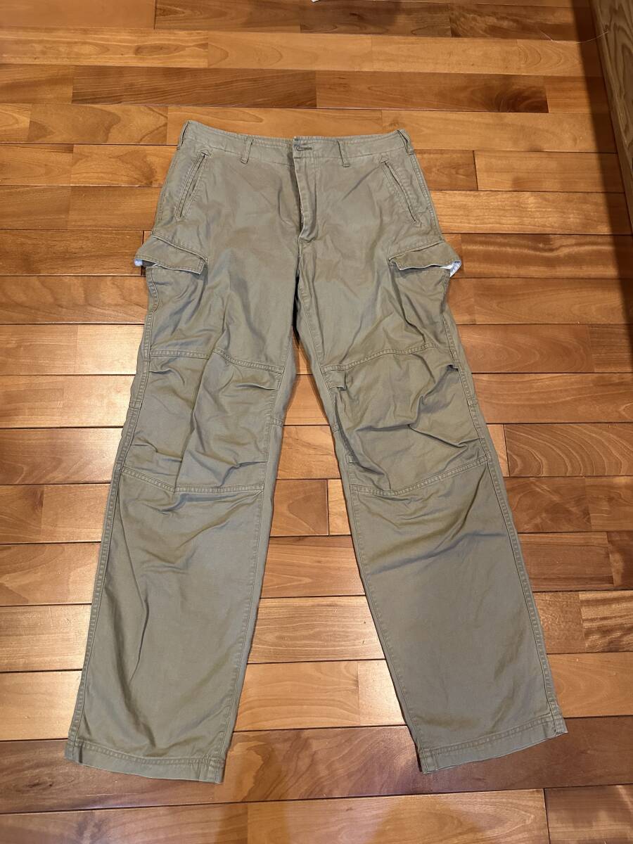 【送料無料】SHIPS シップス ワークパンツ Lサイズ カーキ拍卖