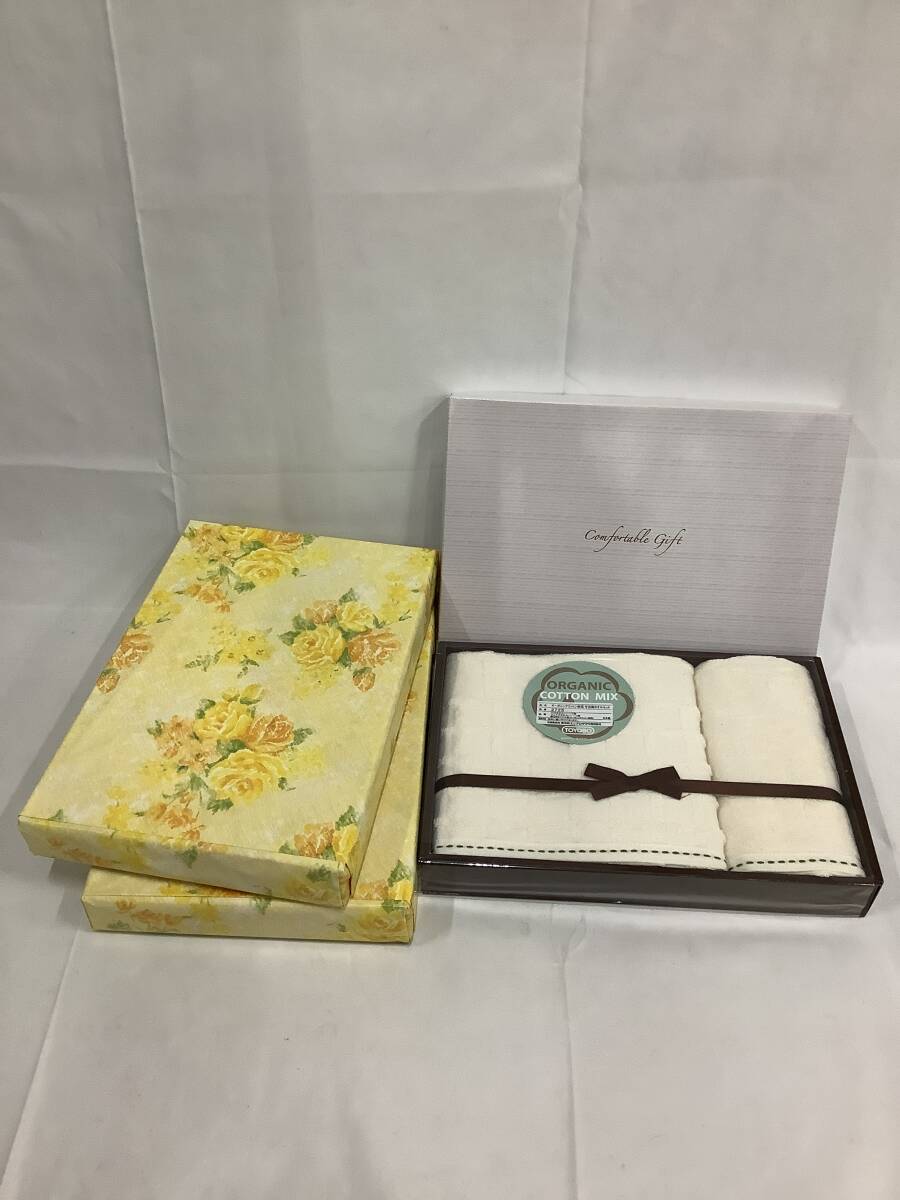 【113-5.NT】1円〜 オーガニックコットンミックス 今治タオル3箱セット 東洋紡 新品 未使用品拍卖