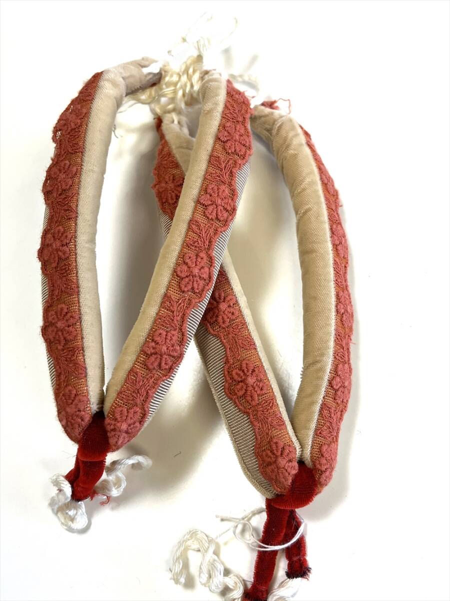 花とら●リサイクル和装小物 鼻緒 花緒 未使用品 超美品 フランス製リボン 可愛い ビロード 251013-03拍卖