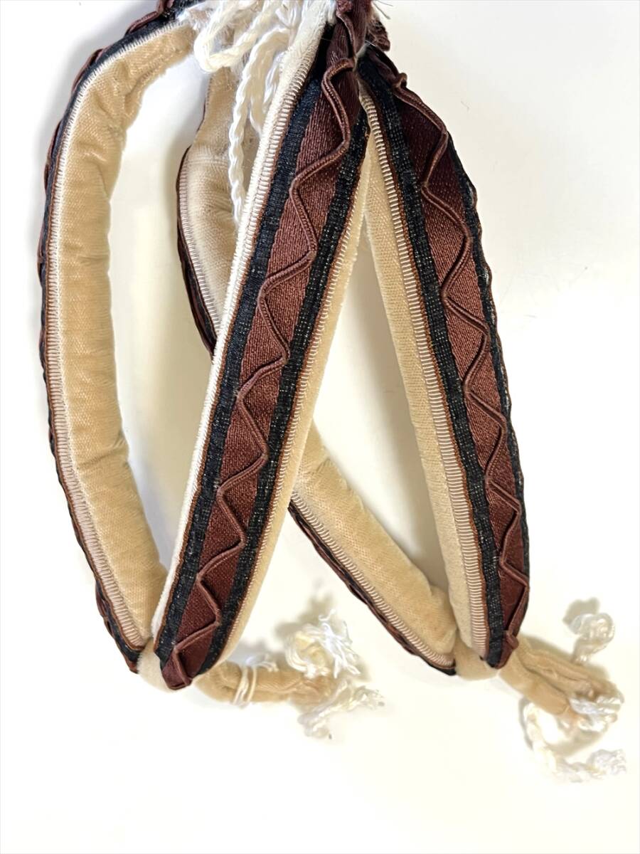 花とら●リサイクル和装小物 鼻緒 花緒 未使用品 超美品 フランス製リボン 可愛い ビロード 251013-17拍卖