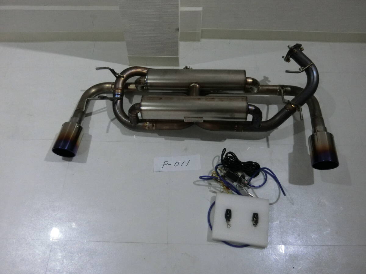 P-011 ホンダ NSX NA1用ルートKS製 DK可変チタンマフラー 中古品 バルブ付き拍卖