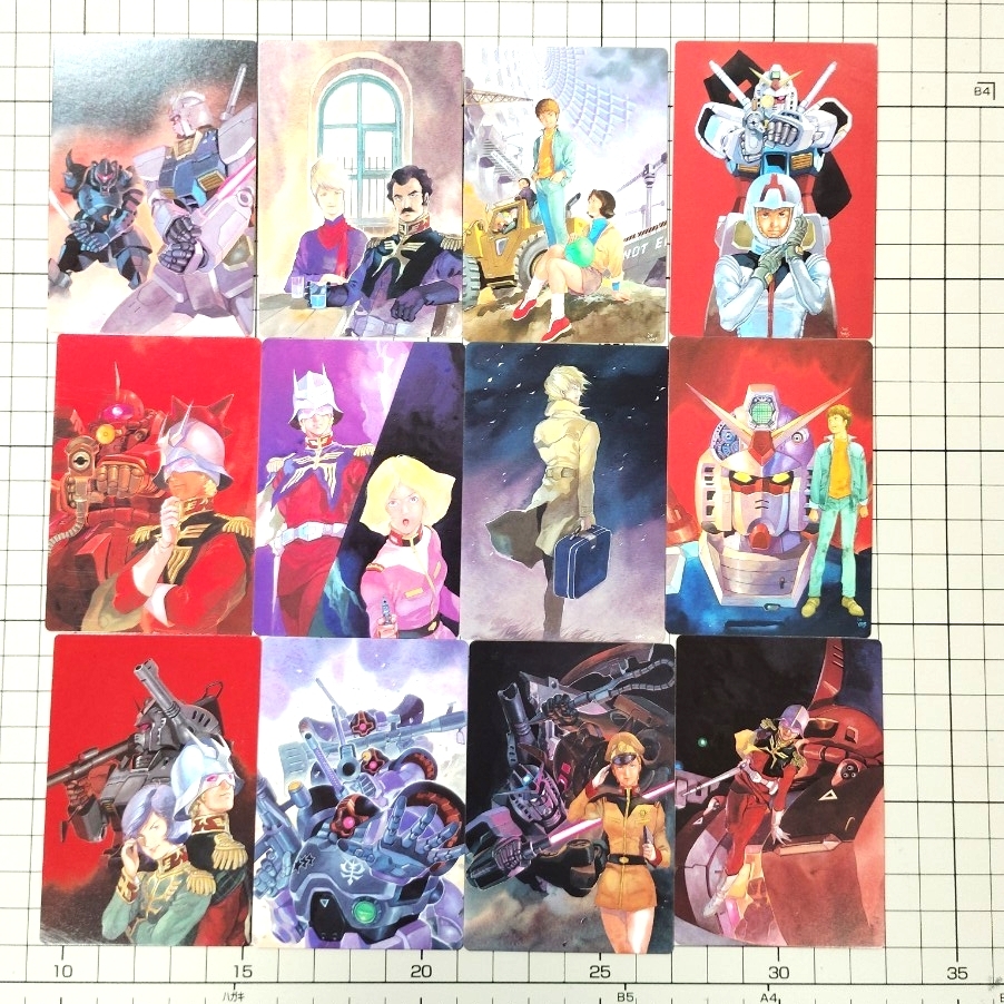 ガンダム オリジン カード GUNDAM CARD 12枚セット拍卖