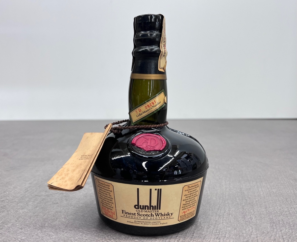 1* 未開封 未開栓 古酒 dunhill OLD MASTER ダンヒル オールドマスター 43% 700ml スコッチ ウイスキー拍卖