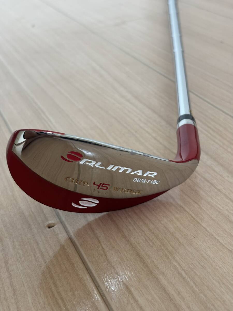 ★オリマー ゴルフ ORLIMAR チッパー 45度 レッド仕上げ スチールシャフト ORM718C CHIP WEDGE拍卖