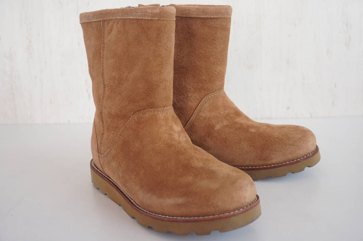 アグ【25cm】ムートンブーツ/靴*1001879*elia セリア*UGG ベージュ*US8/UK6.5/39*拍卖