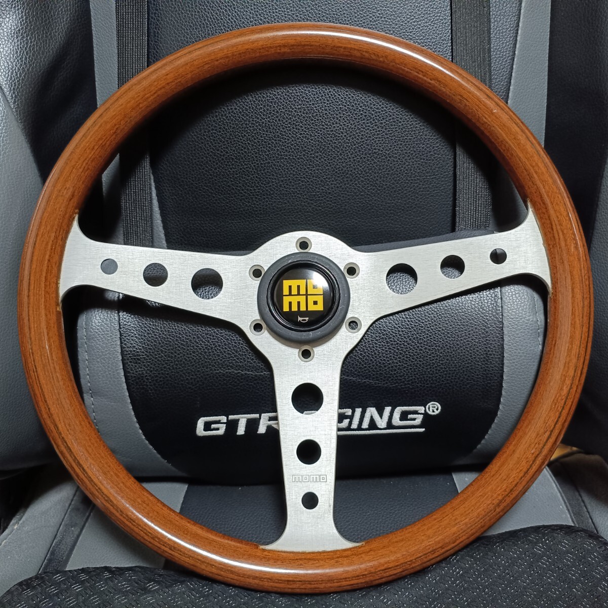 即決 正規品 MOMO モモ INDY インディ ウッドステアリング φ34 340mm 送料無料拍卖