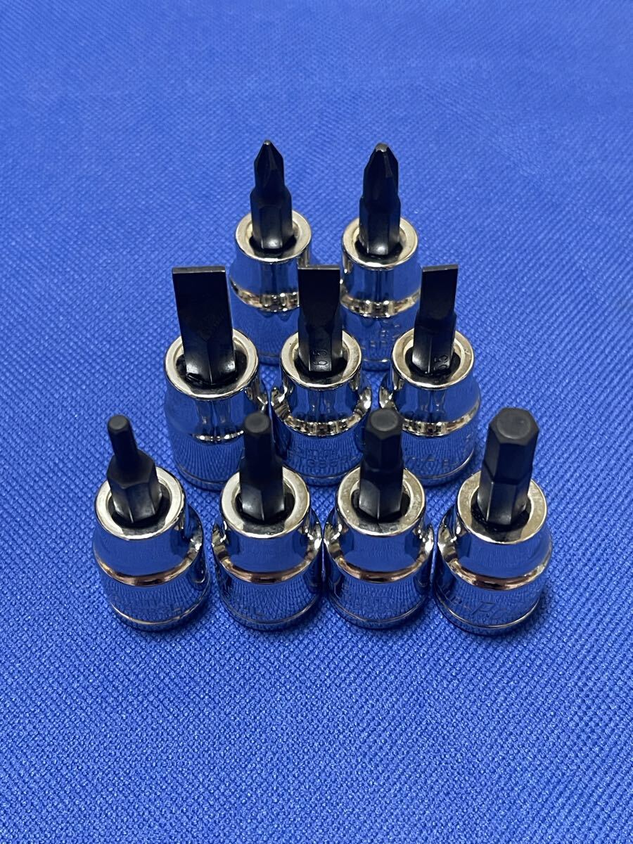 スナップオン snap-on ブルーポイント 3/8 ソケット ヘックス マイナス プラス拍卖