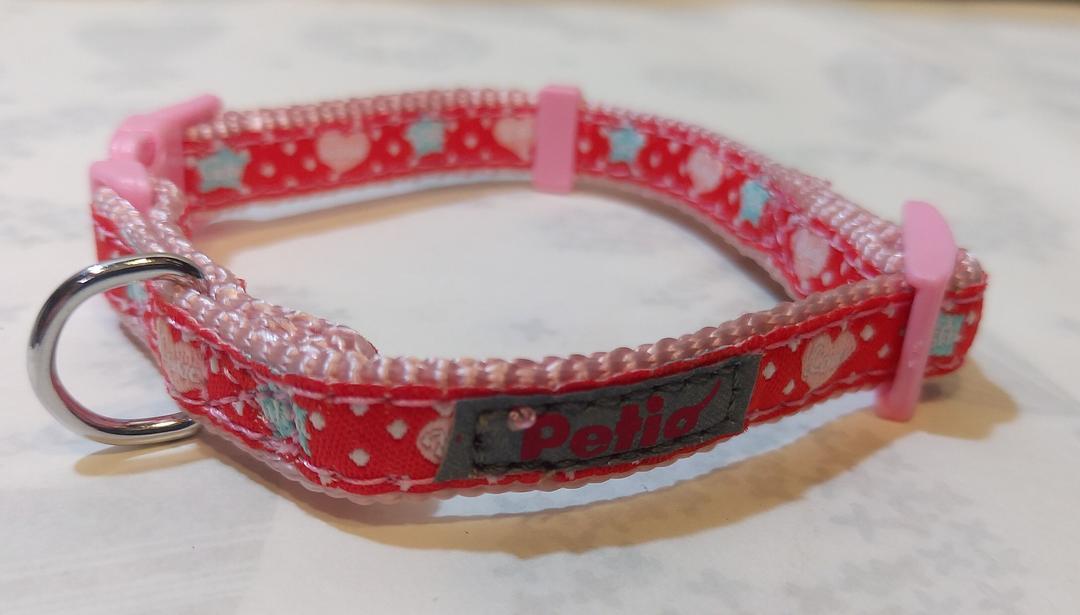 Petio ペティオ 超小型犬用 首輪 ラブキュートカラー 10 SS レッド拍卖