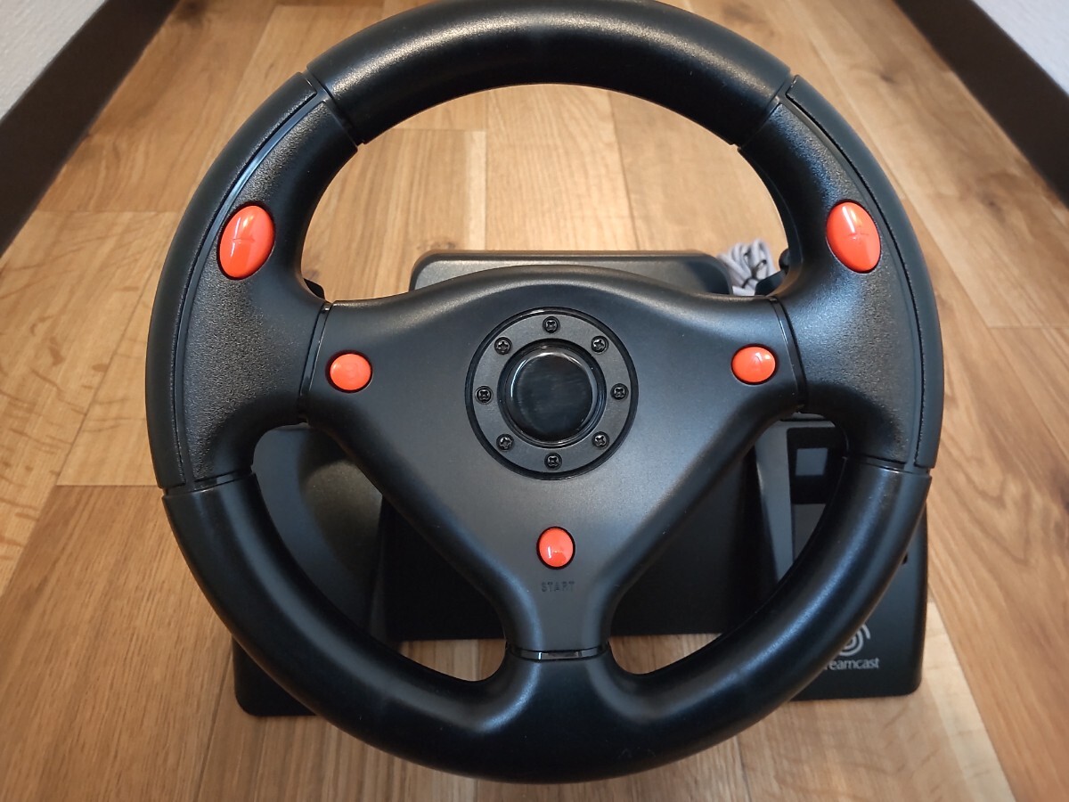 ドリームキャスト ハンコン レーシングコントローラー拍卖