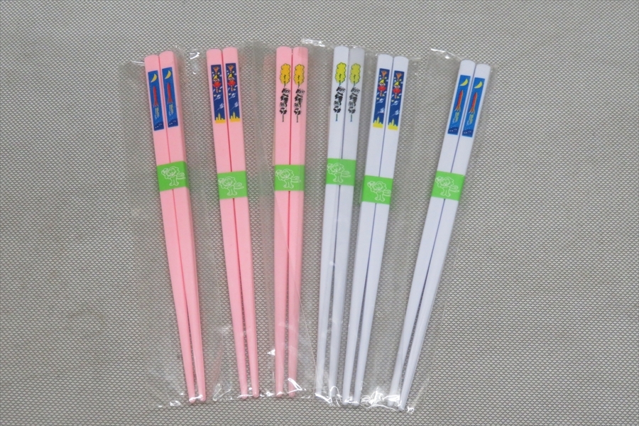 ●昭和レトロ 子供用お箸6点セット パンダ ロケット 非売品 花王 景品●拍卖