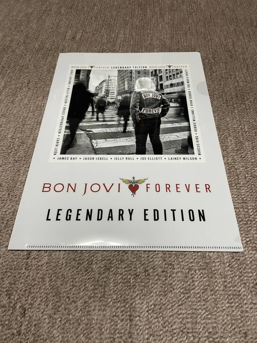 非売品 新品未使用 ボン・ジョヴィ BON JOVI フォーヴァー レジェンダリー・エディションA4サイズ クリアファイル拍卖