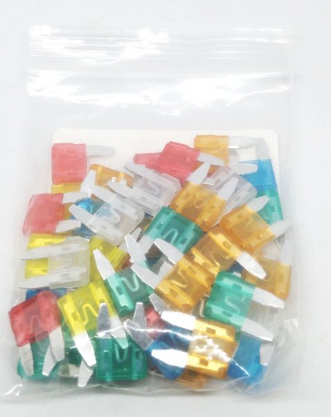 ミニ平型ヒューズ 60ピースセット 5A10A15A20A25A30A拍卖
