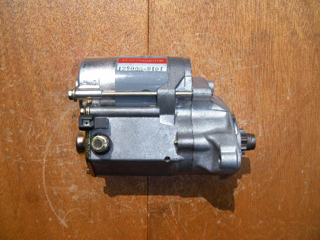 石川島芝浦(石芝)、トラクター用セルモーター(スターター)リビルト品 128000-0101、185086340拍卖