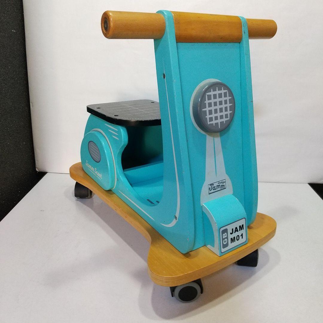 木製 足蹴りスクーター indigo Jamm イギリス製 子供用 キッズ 乗用玩具 インディゴジャム 英国 拍卖