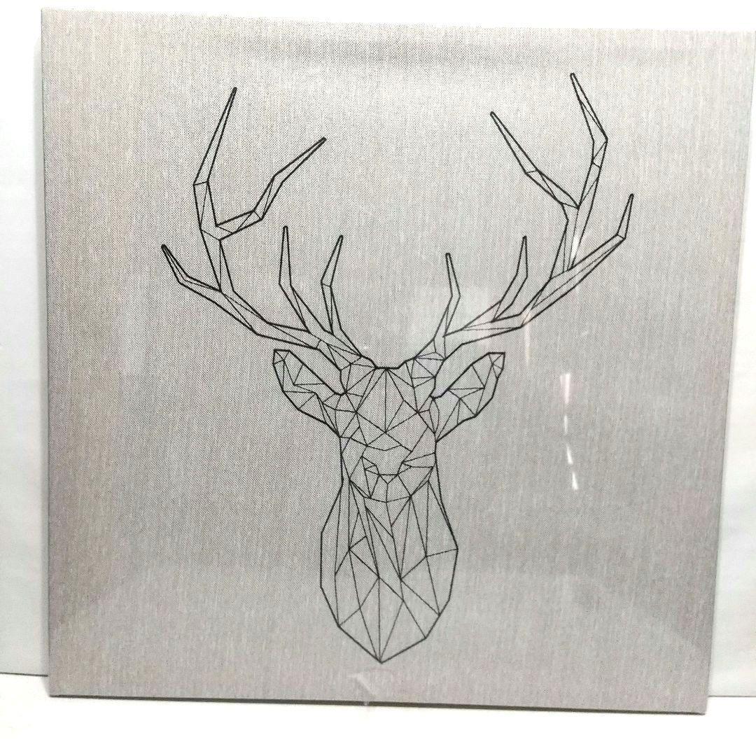 【即決】IKEA イケア PJATTERYD プィエッテリード アート 鹿 絵 パネル拍卖