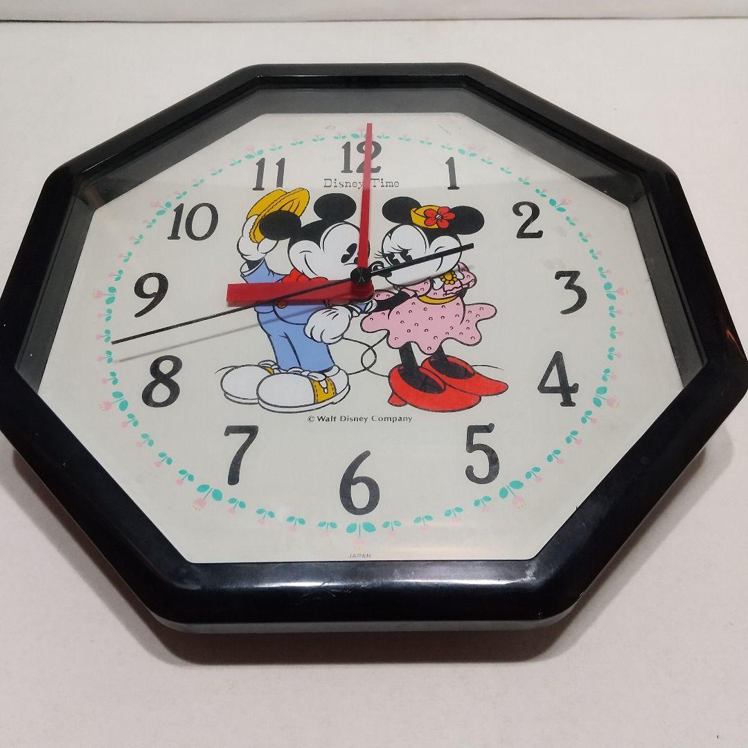 【即決】Disney ミッキー ミニー 掛け時計 Disney Time 動作OK 廃盤拍卖