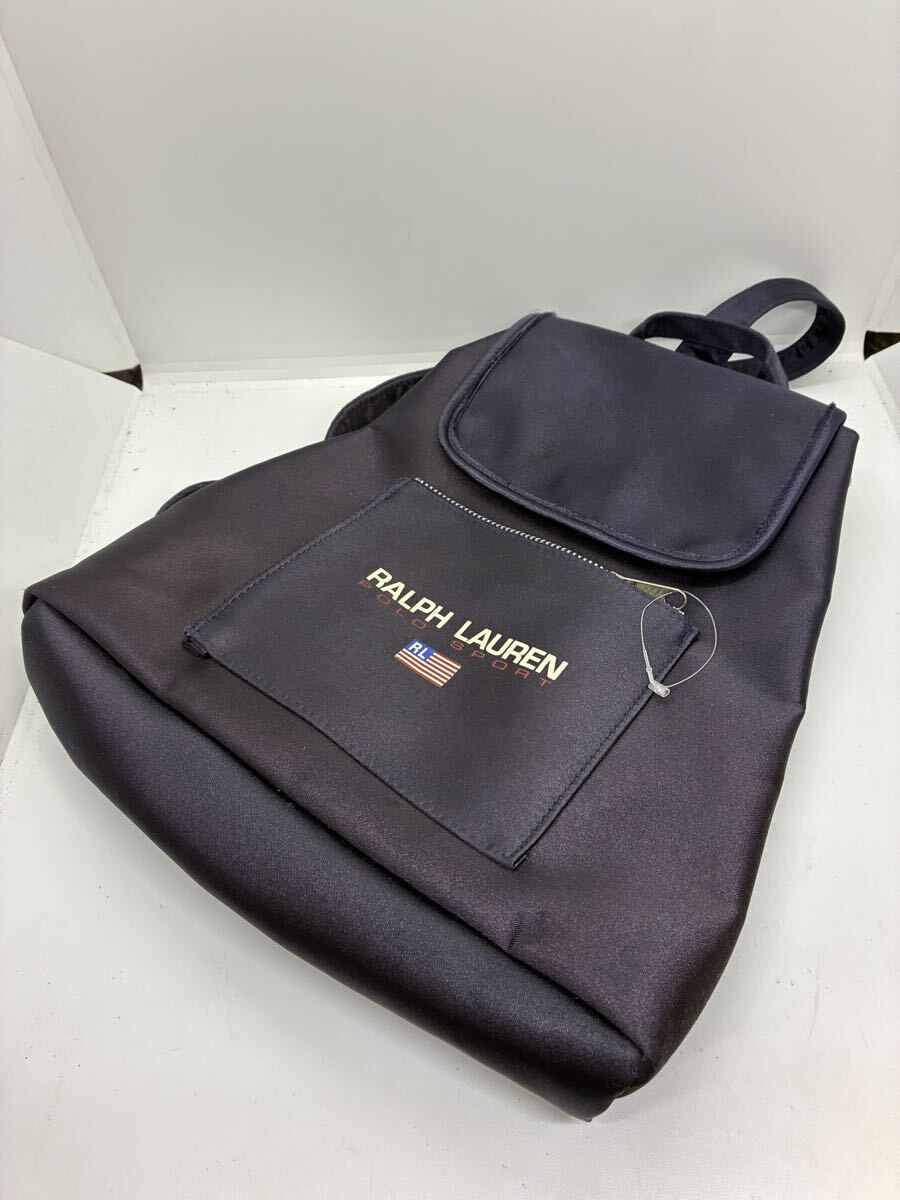 RALPH LAUREN ポロスポーツ ナイロン リュック リュックサック ネイビー拍卖