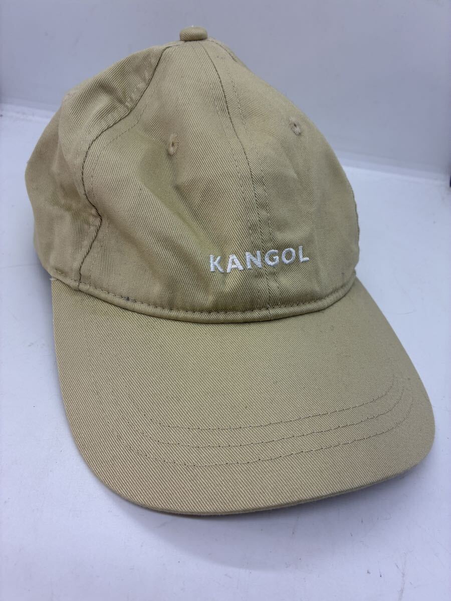 KANGOL カンゴール キャップ 帽子 6パネル ベージュ系拍卖