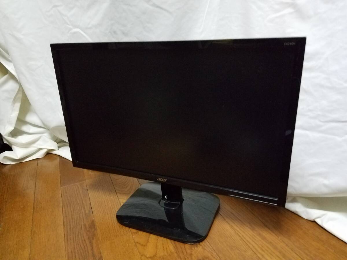 【PC周辺機器】 Acer KA240Hbmidx モニター ディスプレイ 液晶モニター 24インチ 動作確認済み拍卖
