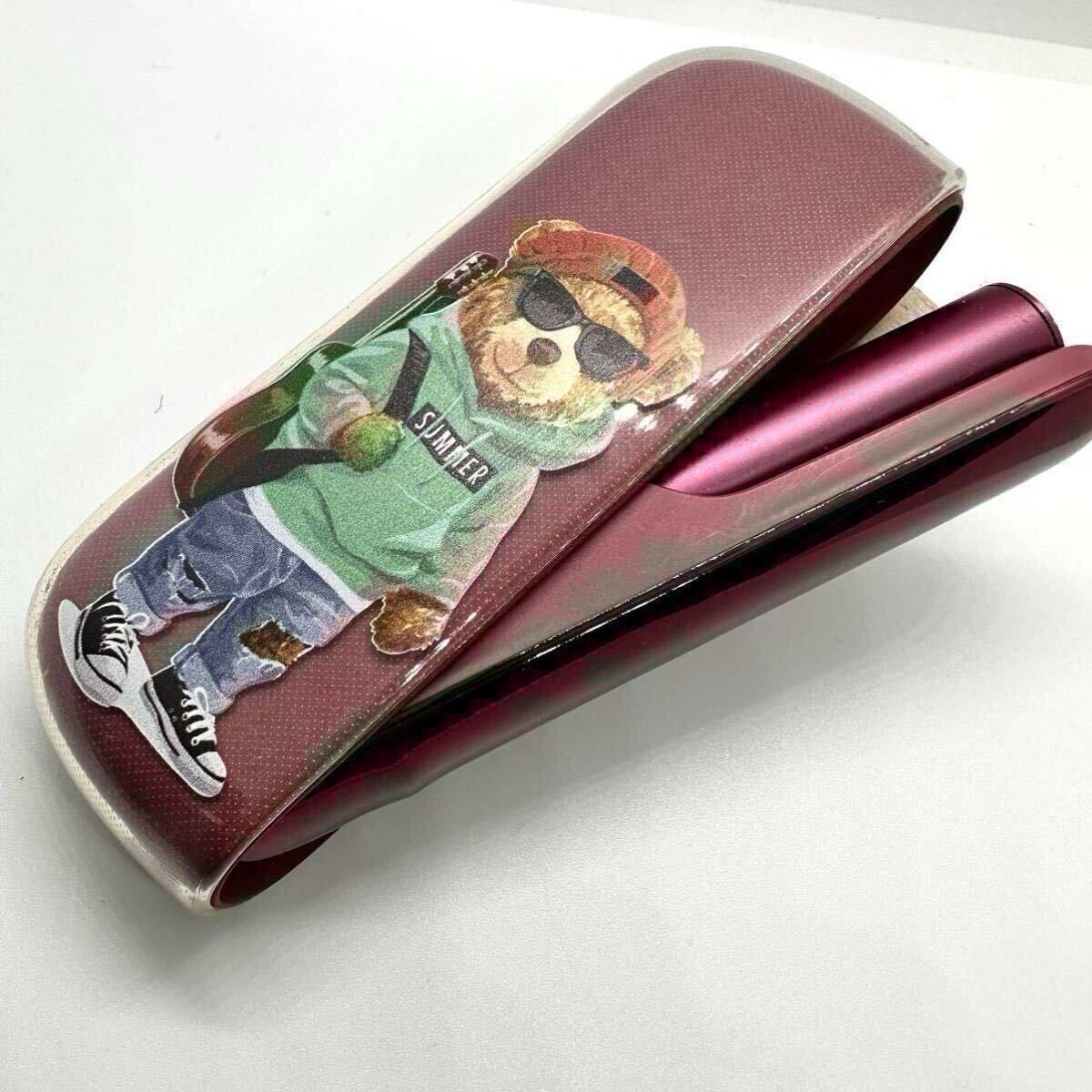 アイコス ILUMA アイ イルマ ケース iqos3 ケース iQOS ドアカバーセット クリア ケケース両面 印刷 黒m拍卖