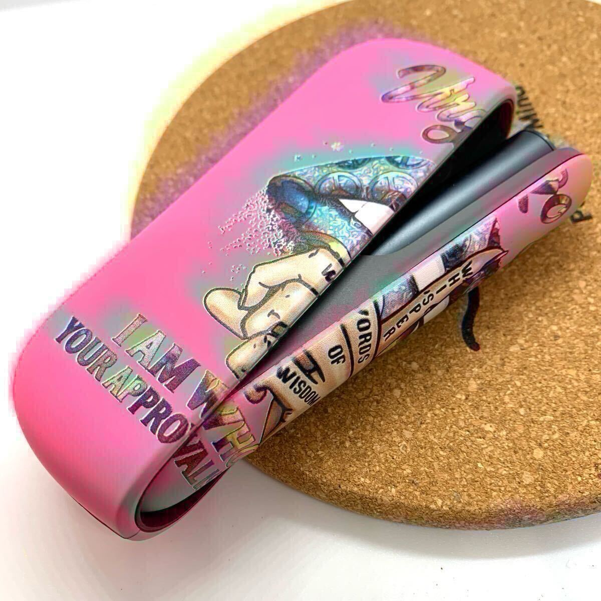 アイコス イルマ アイケース iqos iluma iケース iQOS ILUMA ケース ドアカバーセットハードケース 新 両面印刷Aピンクqq拍卖