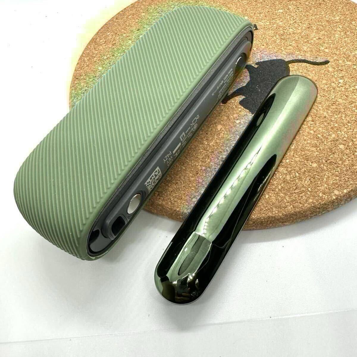 アイコス イルマ 専用ケース iqos ilumaケース ドアカバーセット 柔らかシリコン素材 iQOSILUMA 専用ケース 緑拍卖