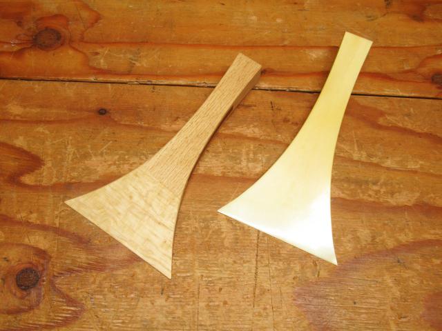 2点撥セット 高級撥 木製撥 三味線 バチ 管理7S1110L-A6拍卖