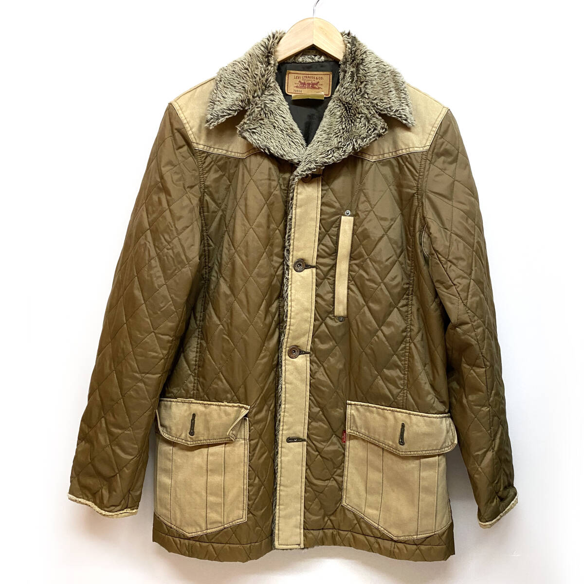 tu132 LEVI'S リーバイス キルティングジャケット 70808 サイズL メンズ ※中古拍卖