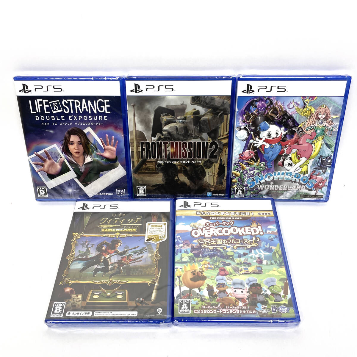 tu050 【未開封】PlayStation5 ソフト 5本 まとめ オーバークック ライフ イズ ストレンジ ハリーポッター フロントミッション SNOW BROS. 拍卖