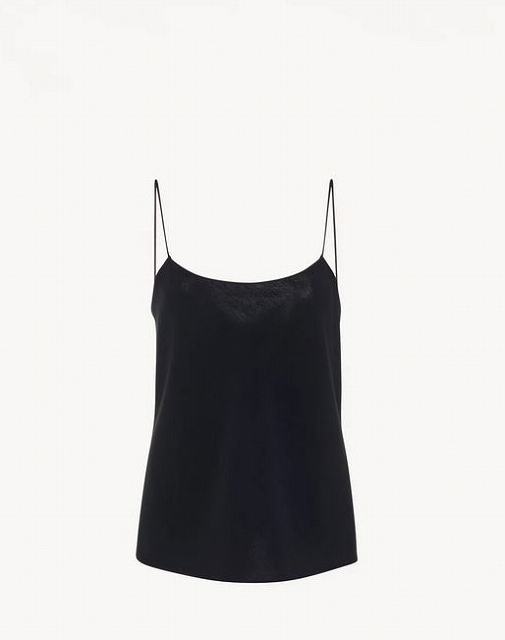 ザ・ロウ (The Row) Biggins キャミソール W151 ブラック XS ウェア(新品)拍卖