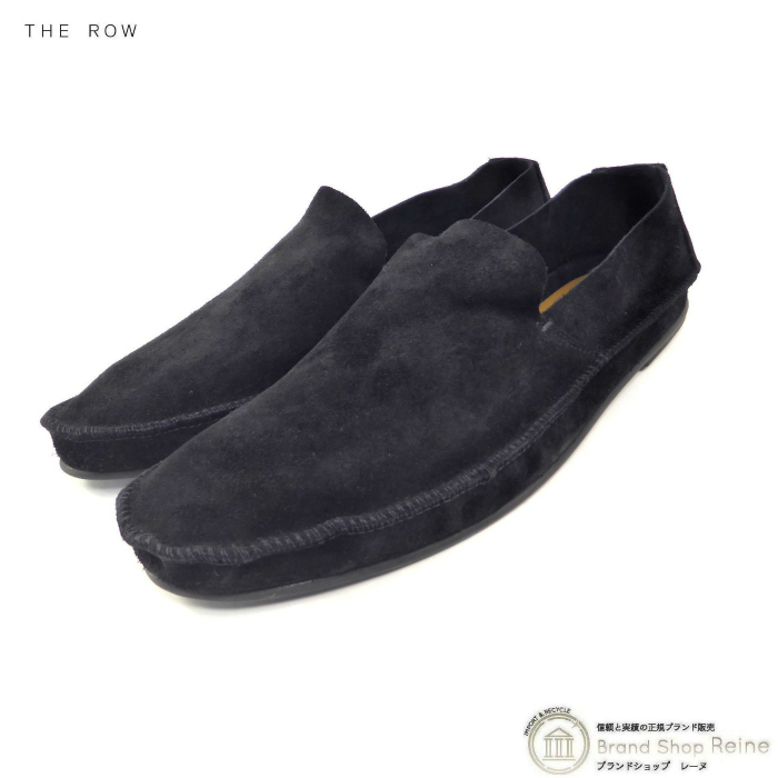 ザ・ロウ (The Row) Tyler スエードローファー #37 シューズ 靴 F1639 ブラック(新品)拍卖