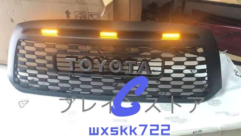 トヨタ タンドラ TUNDRA TRDスタイル フロントグリル ライト付き 大型エンブレム仕様 2011-2013年式対応拍卖
