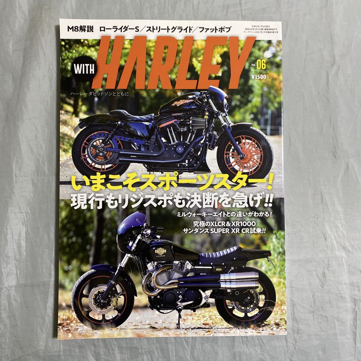 ■WITH HARLEY.VOL6■いまこそスポーツスター!現行もリジスポも決断を急げ!!■XL1200フォーティエイト■2021年拍卖
