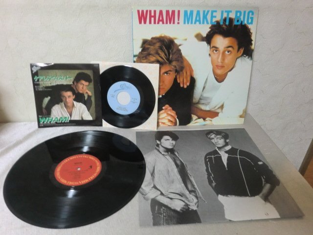 (Q)何点でも同送料 EP LP/レコード/127/まとめ2枚/WHAM! MAKE IT BIG FC 39595/Wham! - Careless Whisper/ 07・5P-304拍卖