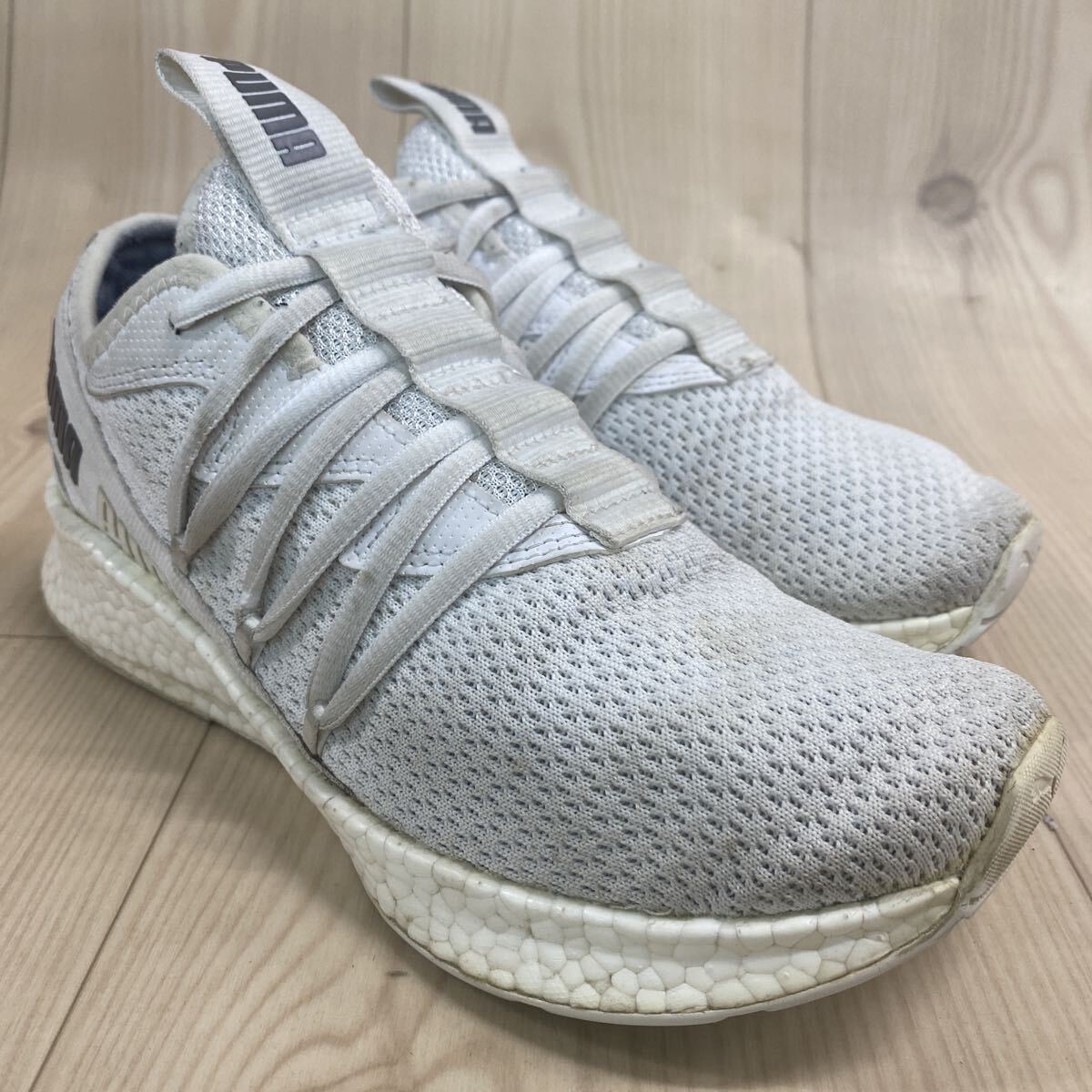 D36 FK-251029-254 PUMA プーマ NRGY Star SOFTFOAM カジュアルシューズ ランニングシューズ ウォーキングシューズ ホワイト メンズ 24cm拍卖