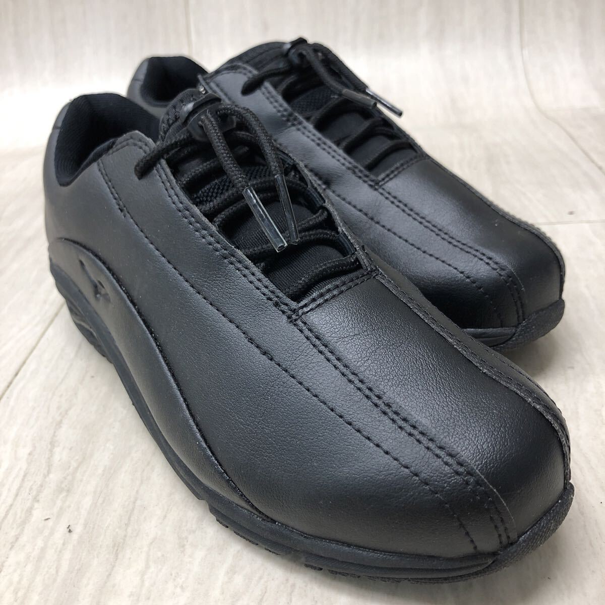 M335 FN-251031-285 MIZUNO ミズノ FREE WALK フリーウォーク ウォーキングシューズ ローカット サイドジップ ブラック メンズ 24cm拍卖