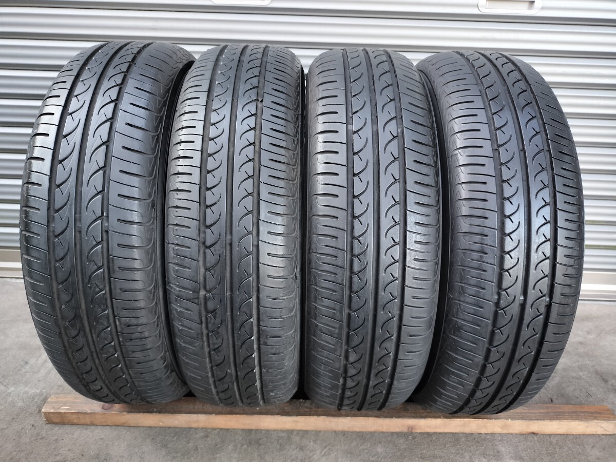 2023年製 YOKOHAMA BluEarth 175/65R15★アクア ヴィッツ カローラ スペイド キューブ フィット bB スイフト等 中古タイヤ4本セット拍卖