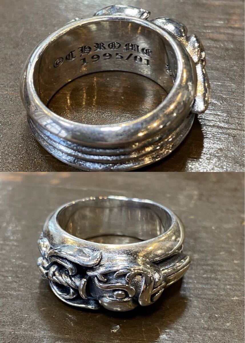 シルバー925 ダガーハート リング 指輪 / 23号/ クロムハーツ風 ノーブランド拍卖