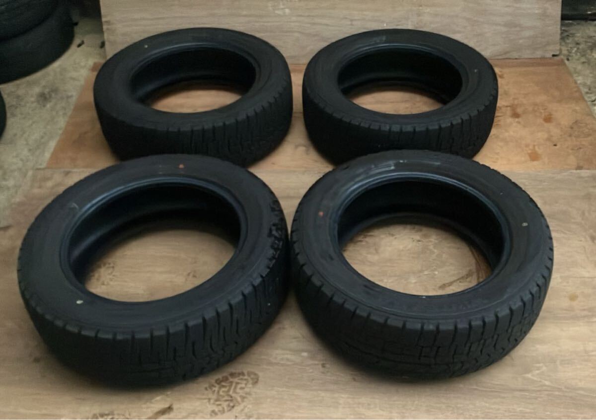 DUNLOP-スタッドレスタイヤ 205/55R16 91Q 4本セット 2021年 C-7-617番拍卖