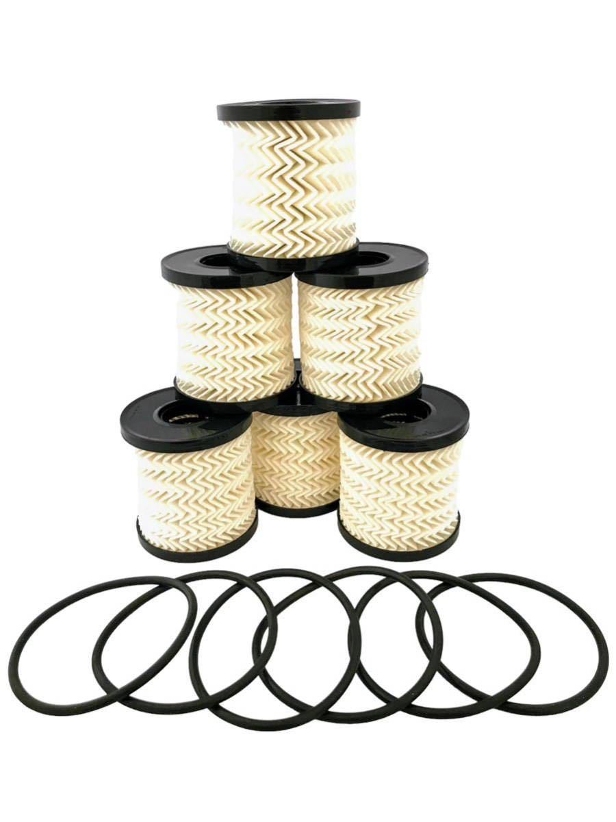 6個 エンジン オイル エレメント フィルター BMW MINI ミニ R58 クーペ R59 ロードスター R60 クロスオーバー ワン クーパー JCW拍卖