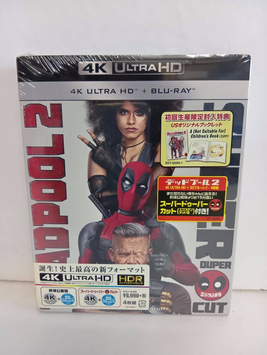 RS-8115【4K ULTRA HD+ Blu-ray】未開封 4枚組 / デッドプール2 Deadpool 2 初回生産限定拍卖